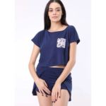 Short croisé coton