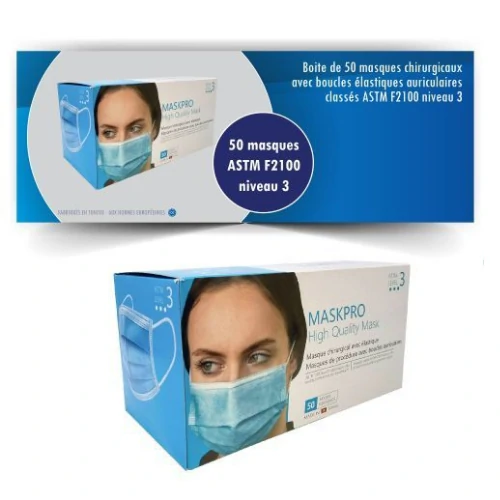 Masque chirurgical Boite de 50 Maskpro
