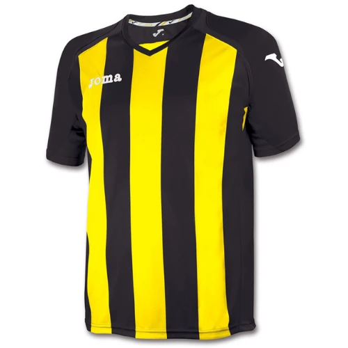 T-shirt Pisa 12 black-yellow Striped Joma - Jaune, XL