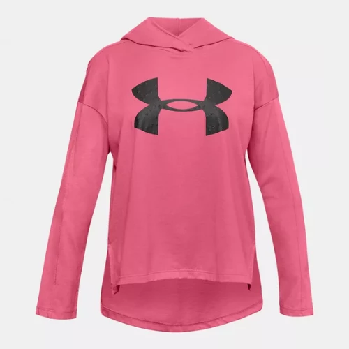 Sweat Favorites Jersey Hoodie-PNK Under Armour