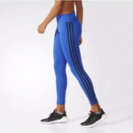 Legging Basic 3S Lg Tig Adidas - L, Bleu