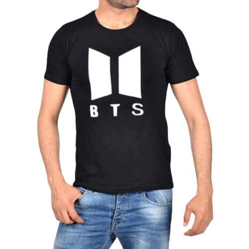 T-Shirt Noir BTS Zoom