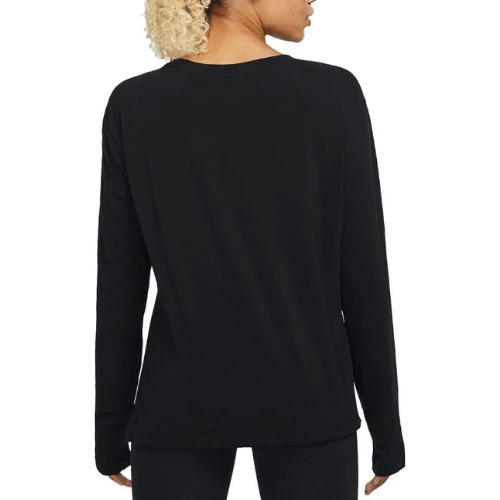 DM7027-010 (1) T-shirt Women's Yoga Dri-FIT Long Sleeve Nike