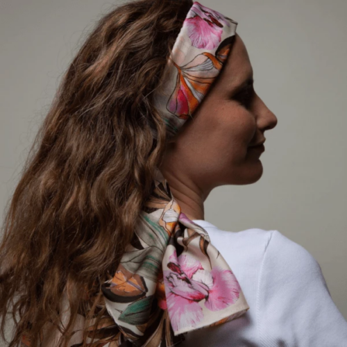 Foulard Imprimé fleuri