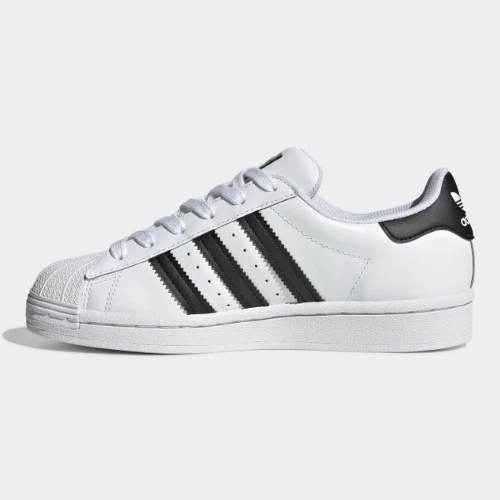 Chaussure Superstar J Adidas - 39 1/3, Blanc