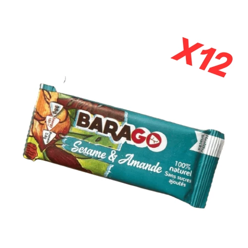 BARAGO sesame amande (12 barres)