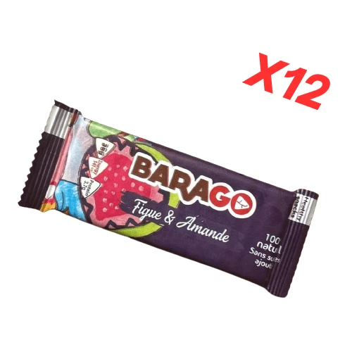 BARAGO figue amande (12 barres)