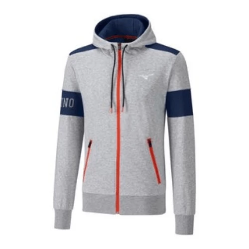 T-shirt Erkek Heritage Zip Hoody Mizuno