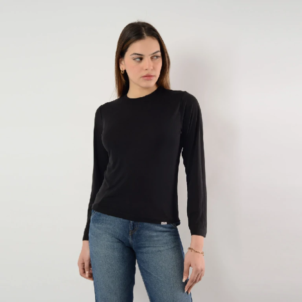 T-shirt MAILLE Femme Lee Cooper ML - 44, Noir
