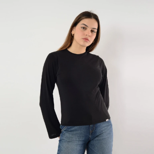 T-shirt MAILLE Femme Lee Cooper ML - 44, Noir