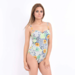 Maillot bandeau Géometrique Lyouna