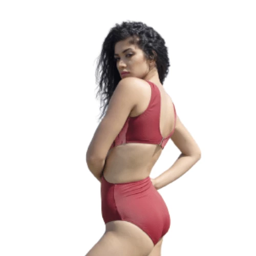 T201924-3062 (2) Trikini Burned Calligraphie Lyouna