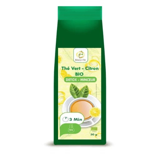 Thé vert citron BIO Détox et Minceur