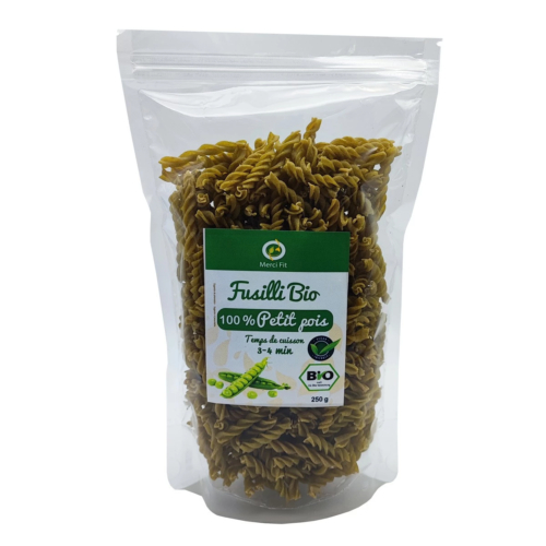 Fusilli petits pois Bio Sans gluten