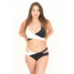 maillot-de-bain-2-pieces-bikini-femme-noir-et-blanc-style-americain