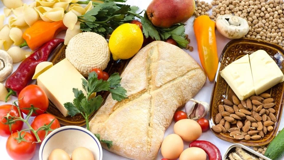 Image d'un repas équilibré