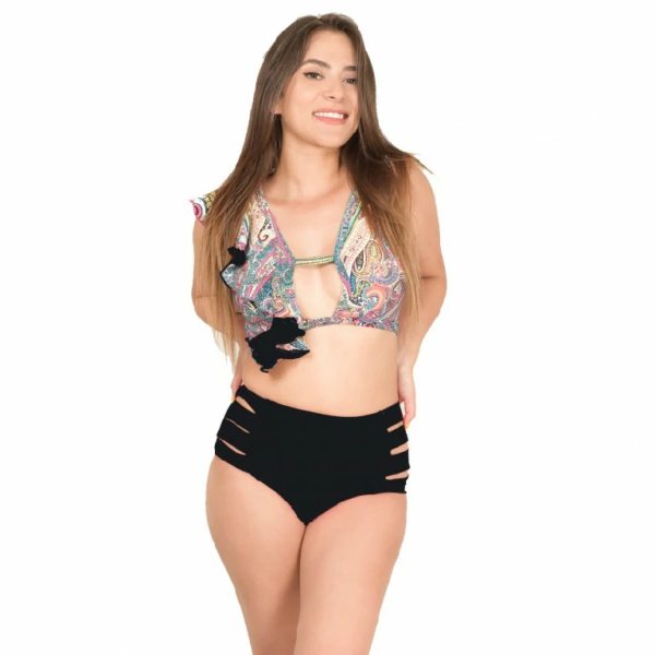 Bikini taille haute 2 Pieces Bonheur