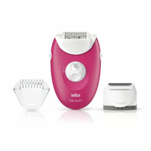 Épilateur Braun Silk-épil 3 SE3-410 sur fond blanc