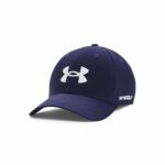 Casquette Golf 96 Cap Under Armour - Vue avant montrant le logo brodé en bleu