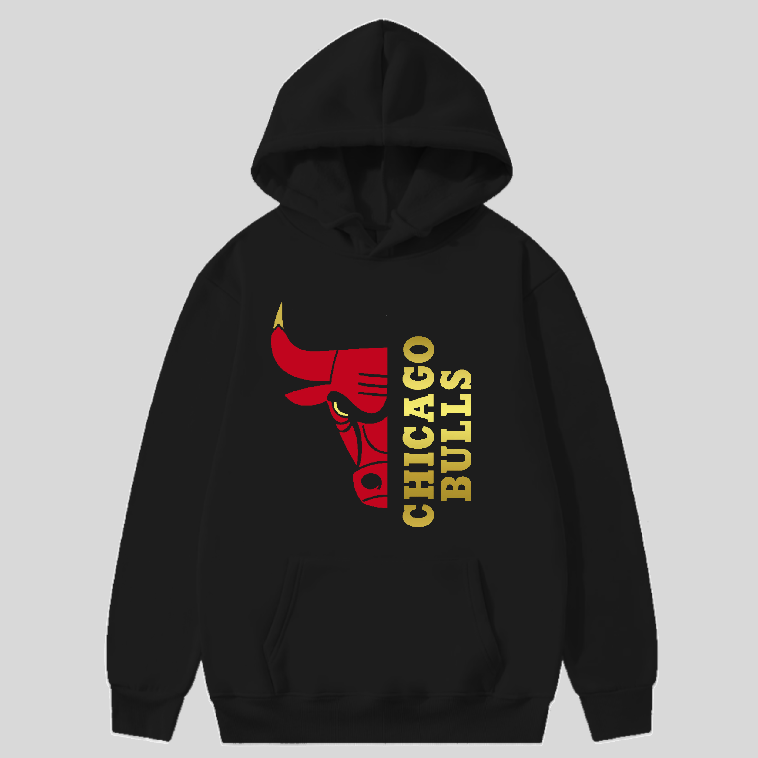 Rouge HOMME Fit NBA Chicago Bulls Sweat à capuche oversize à